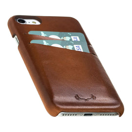 Ultimate jacket Credit Card Leather Cases for iPhone 7 / 8 -  Rustic Brown