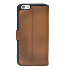 Leather Wallet Case with ID Window for iPhone 6 / 6S - Rustic Brown