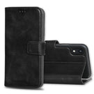 Wallet ID Window  Leather Protective Slim Fit Wallet Phone Case with Credit Card Slots for iPhone XR -Black