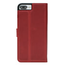 Magic Magnet Wallet Leather Cases for iPhone 7 Plus / 8 Plus - Crazy Red