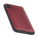 Flex Cover Leather Cases for iPhone X / XS - Crazy Red