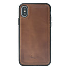 Flex Cover Leather Cases for iPhone X / XS - Crazy Brown