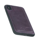 Flex Cover Leather Cases for iPhone X / XS - Crazy Purple