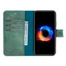Magic Magnet Wallet Leather Cases for iPhone X / XS - Crazy Turquoise
