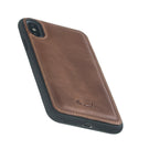 Flex Cover Leather Cases for iPhone X / XS - Crazy Brown