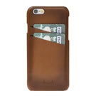 Ultimate jacket Credit Card Leather Cases for iPhone 6 Plus / 6S Plus -  Rustic Brown
