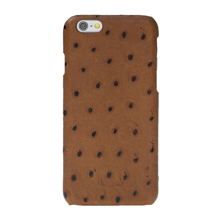 Ultimate jacket Leather Cases for iPhone 6 / 6S -  Ostrich Camel