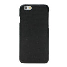Ultimate jacket Leather Cases for iPhone 6 / 6S -  Ostrich Black