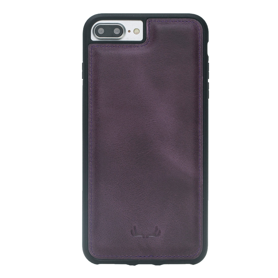 Flex Cover Leather Cases for iPhone 7 Plus / 8 Plus - Crazy Purple