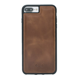 Flex Cover Leather Cases for iPhone 7 Plus / 8 Plus - Crazy Brown