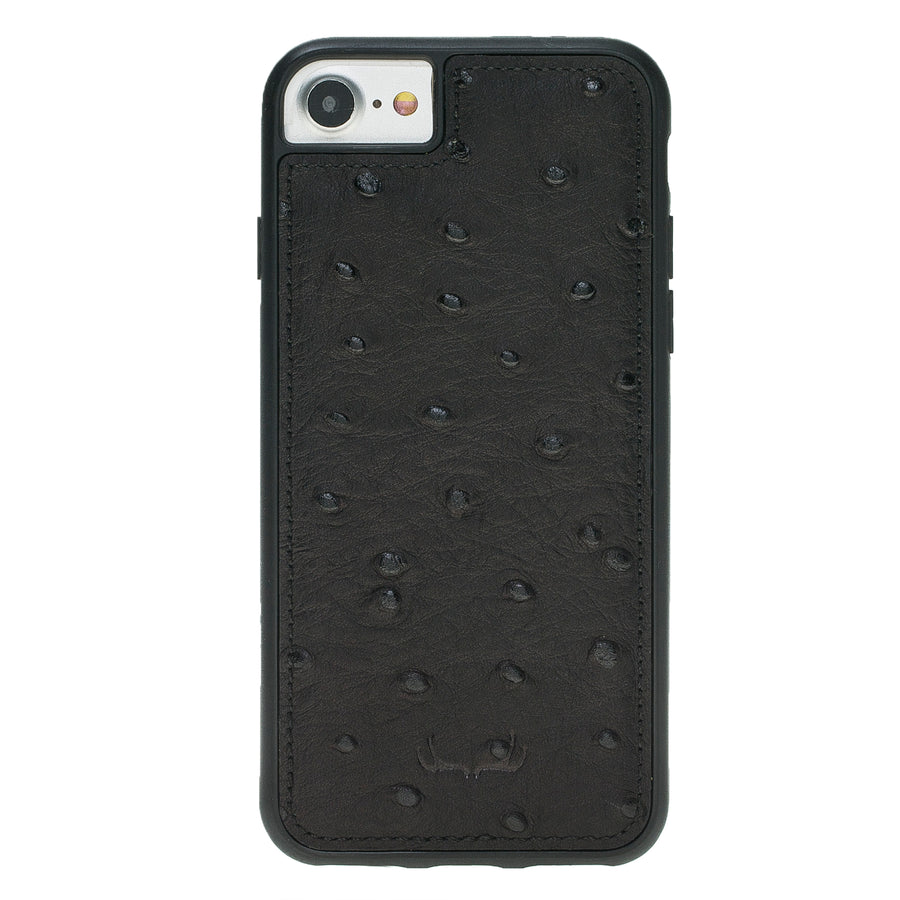 Flex Cover Leather Cases for iPhone 7 / 8 - Ostrich Black