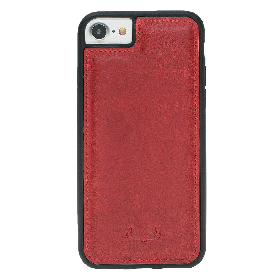 Flex Cover Leather Cases for iPhone 7 / 8 - Crazy Red