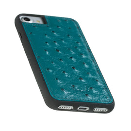 Flex Cover Leather Cases for iPhone 7 / 8 - Ostrich Turquoise