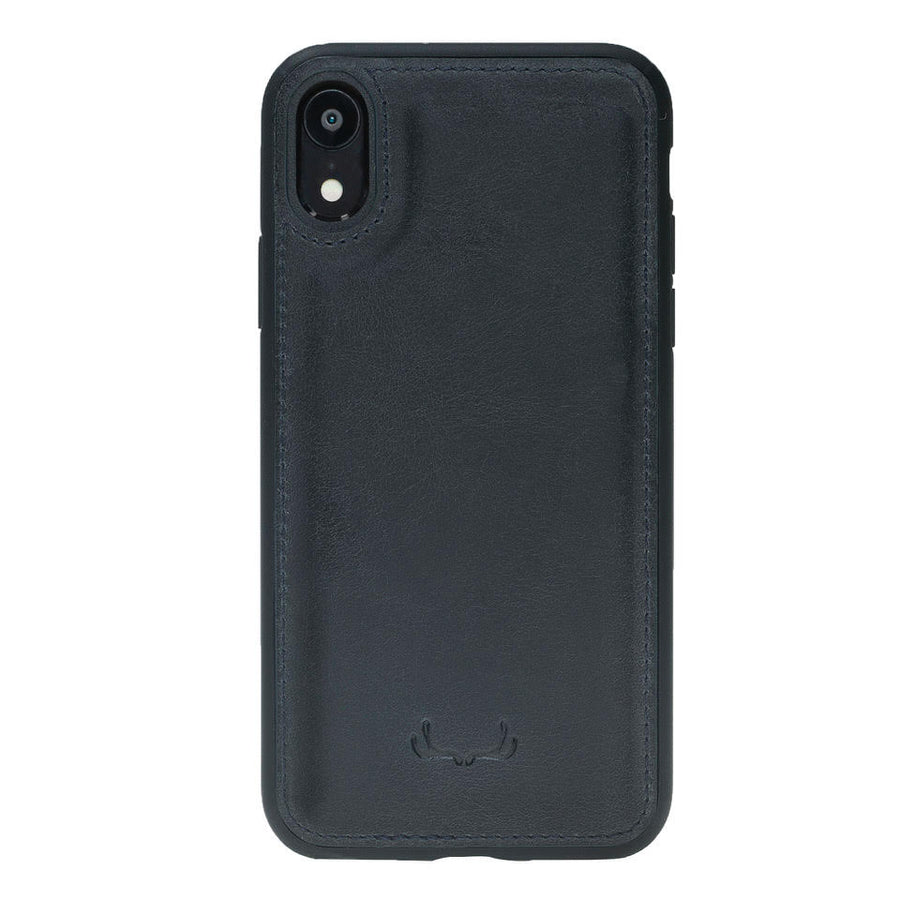 Flex Cover Leather Protective Slim Fit Cases for iPhone XR  - Black